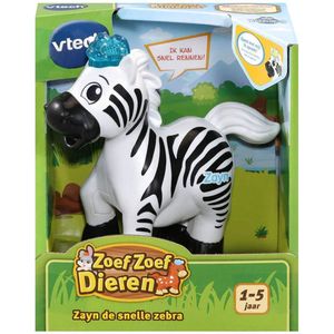 VTech Zoef Zoef Dieren – Zayn de snelle Zebra – Educatief Speelgoed – Met Vrolijke Reacties – 1 tot 5 jaar
