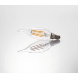 Xavax - Led-gloeidraad E14 - 470lm - Vervangt 40W - Windvlaag-kaars - Helder Warm Wit