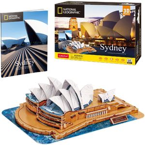 Cubic Fun National Geographic 3D Puzzel Opera House Sydney 86 Stukjes