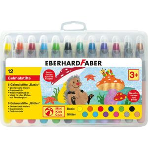 Eberhard Faber EF-529112 Gelkleurpotloden 12 Kleuren In Plastic Etui