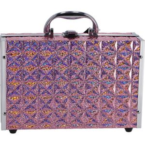 Casuelle Make Up Koffer Roze Holografisch