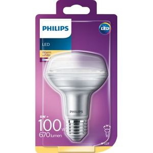 Philips LED CLA 8W (100W) R80 E27 WW 36D Reflectorlamp