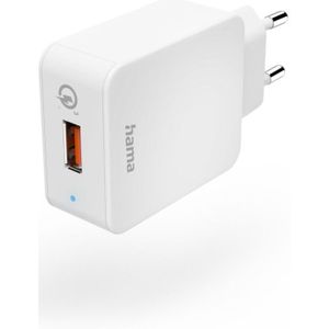 Hama Snellader Qualcomm&reg; Quick Charge&trade; 3.0 USB-A 19,5 W Wit