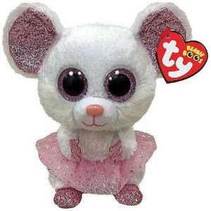 TY Beanie Boos Knuffel Muis Nina 15 cm