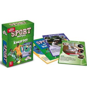 Sport Weetjeskwartet - Leer alles over sporten | 2-4 spelers | Vanaf 6 jaar | Speelduur 15 min