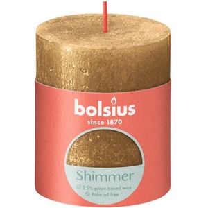 Bolsius Stompkaars Shimmer 8x6.8 cm Goud