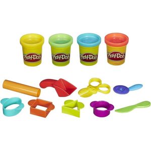 Play-Doh Gereedschap Basisset met 4 Potjes Klei