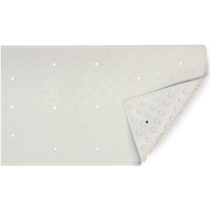 Dutch House Rubberen Badmat 35x75 cm Wit