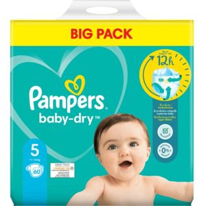Pampers Baby Dry Maat 5 11-16 KG 60 Luiers