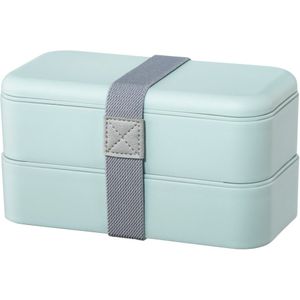 Xavax Bentobox 2 Stapelbare Lunchboxen 500 ml Per Vak Pastelblauw