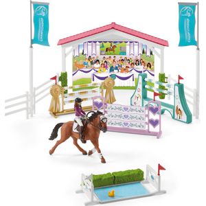 schleich HORSE CLUB Speelfigurenset - Vriendschappenconcours - Kinderspeelgoed voor Jongens en Meisjes - 5 to 12 jaar - 26 Onderdelen - 42440