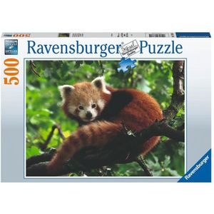 Schattige Rode Panda Puzzel (500 Stukjes)