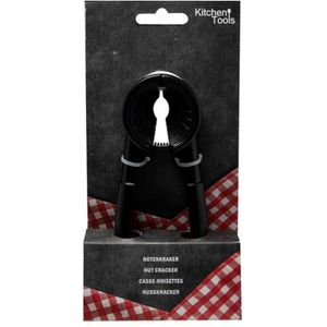 Notenkraker - Zwart - Staal - 16.5x5x5.5cm