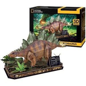 National Geographic Houten 3D Puzzel Stegosaurus (62 Stukjes)