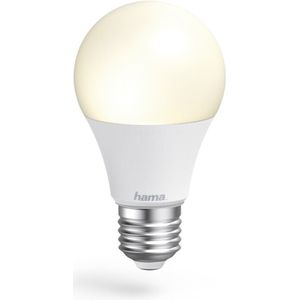 Hama Wifi-ledlamp E27 10W Zonder Hub Voor Spraak-/app-bediening Wit