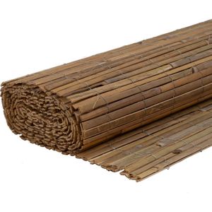 Bamboemat gespleten op rol-2 x 5 meter