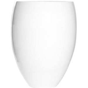 Pottery Pots Essential Bond ronde plantenbak glanzend wit-L (ø 68 x 85 H)