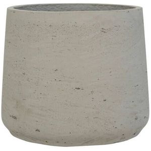 Pottery Pots Rough Patt ronde plantenbak grijs-XXL (ø 34 x 28,5 H)