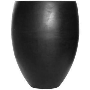 Pottery Pots Natural Bond ronde plantenbak zwart-M (ø 48,5 x 61,5 H)