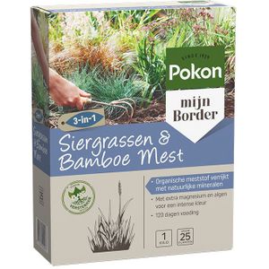 Pokon Siergrassen en Bamboe mest-1 kilo