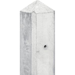 Betonpaal grijs 8,5x8,5 cm hoekpaal-180 cm