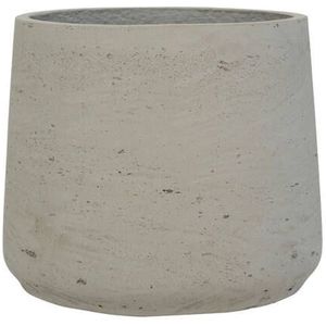 Pottery Pots Rough Patt ronde plantenbak grijs-XL (ø 23 x 19,5 H)