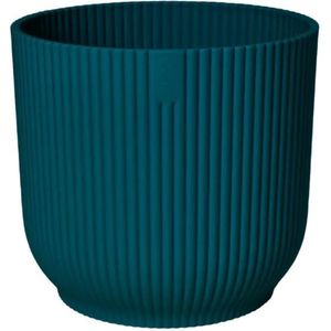 Elho vibes fold rond diepblauw  14 cm (hoogte 13 cm)