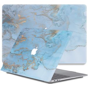 Lunso MacBook Air 13 inch (2010-2017) cover hoes - case - Marble Ariel