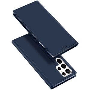 Dux Ducis - Samsung Galaxy S23 Ultra - Slim bookcase hoesje - Donkerblauw