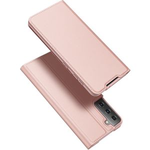 Dux Ducis - Pro Serie Slim wallet hoes - Samsung Galaxy S21 Plus - Rose Goud