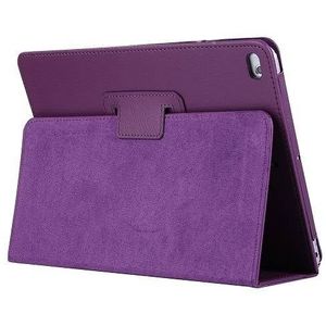 Lunso - iPad 2 / 3 / 4 - Stand flip sleepcover hoes - Paars