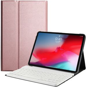 Lunso - afneembare Keyboard hoes - iPad 10.2 inch (2019/2020/2021) - Rose Goud