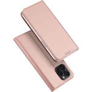 Dux Ducis - iPhone 15 Pro Max - Slim bookcase hoesje - Rose Goud