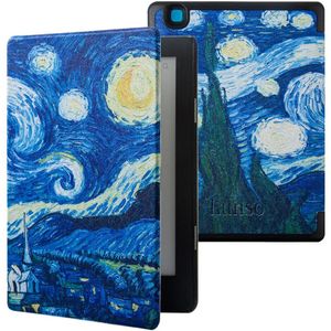 Lunso Kobo Aura Edition 2 hoes (6 inch) - sleepcover - Van Gogh Sterrennacht