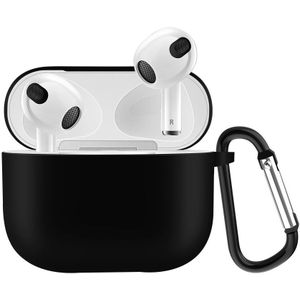 Lunso - Softcase cover hoes - AirPods 3 - Zwart