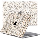 Lunso MacBook Air 13 inch M1 (2020) cover hoes - case - Leopard Rose Gold