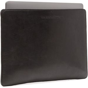 Chesterfield - Marbella Lederen Laptop sleeve hoes 13 inch - Zwart