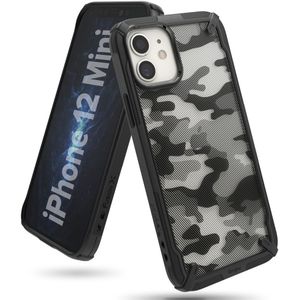 Ringke - Fusion X Guard backcover hoes - iPhone 12 Mini - Camo Zwart