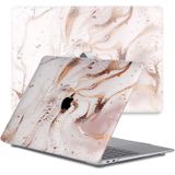 Lunso - cover hoes - MacBook Pro 13 inch (2016-2019) - Marble Vera - Vereist model A1706 / A1708 / A1989