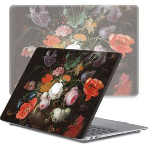 Lunso Geschikt Voor MacBook Air 13 Inch (2010-2017) Cover Hoes - Case - Stilleven Met Bloemen