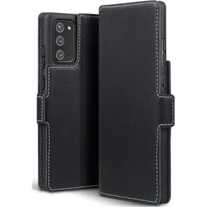 Qubits - slim wallet hoes - Samsung Galaxy Note 20 - Zwart