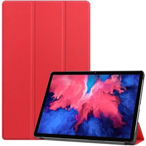 3-Vouw sleepcover hoes - Lenovo Tab P11 / P11 Plus - Rood