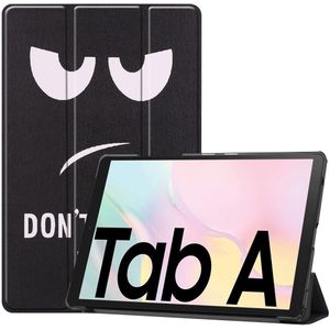 3-Vouw sleepcover hoes - Samsung Galaxy Tab A7 (2020) - Don't Touch