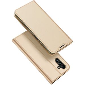 Dux Ducis - Samsung Galaxy A04s - Slim bookcase hoesje - Goud