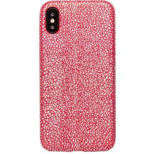 Lunso - ultra dunne backcover hoes - iPhone X / XS - stingray rood