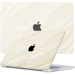 Lunso MacBook Pro 14 inch (2021-2023) cover hoes - case - Creamy Vibes