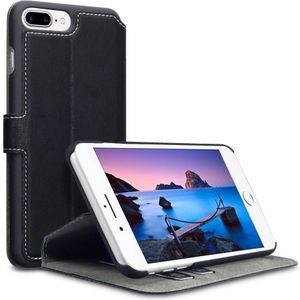 Qubits slim wallet zwart hoes iPhone 7 Plus / 8 Plus