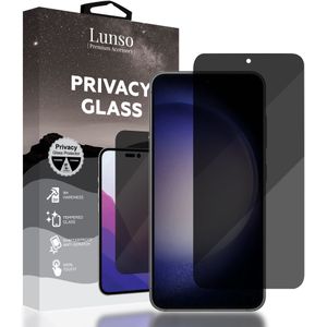 Lunso - Samsung Galaxy S23 Plus - Privacy Glass - Screen protector