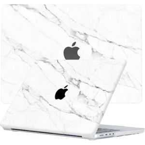 Lunso MacBook Pro 14 inch (2021-2023) cover hoes - case - Marble Vana