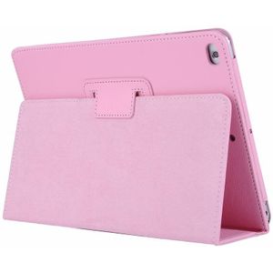 Lunso - iPad 2 / 3 / 4 - Stand flip sleepcover hoes - Lichtroze